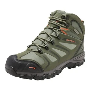 Wide Size Men's Ankle High Waterproof Hiking Boots Outdoor Lightweight Shoes - Picture 1 of 16