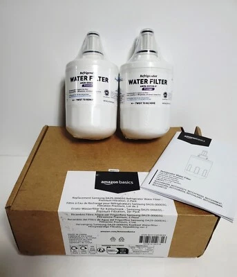 2 Pk NEW DA29-00003G  Refrigerator Water Filter Samsung Replacement Amazon Basic - Image 1 of 2