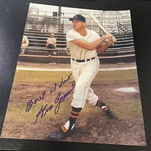 Gus Zernial Autographed Signed 8x10 Photo - Detroit Tigers Athletics White Sox - Picture 1 of 2