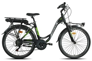 BICI TORPADO ELETTRICA T255 CITY BIKE AFRODITE 26' ALLUMINIO UNISEX ADULTO 6V - Foto 1 di 2