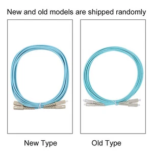 Multimode Duplex Fiber Optic Cable SC/UPC SC/UPC 50/125-MM-OM3 10 Gigabit - Afbeelding 1 van 11