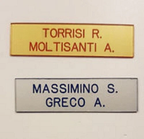 TARGHETTA  CITOFONO E POSTA - Immagine 1 di 1