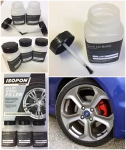 Ford Fiesta Alloy Wheel Touch Up Paint Rock Metallic & Rado ST2 ST3 Repair Kit - Picture 1 of 11