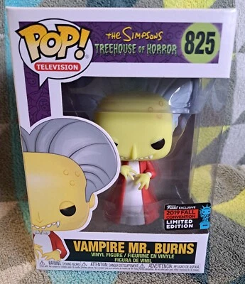 Vampire Mr Burns Pop 825 - ¡Los Simpson Funko Pop! - 2019 Fall Vaulted + P/P Foto 1 de 4