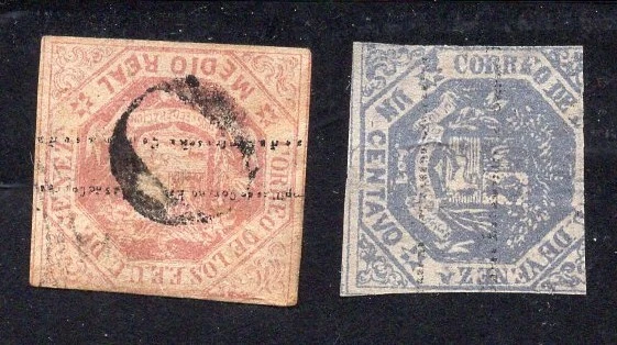 VENEZUELA, YV # 19, M NO GUM + 21 b, USED - Image 1 of 1