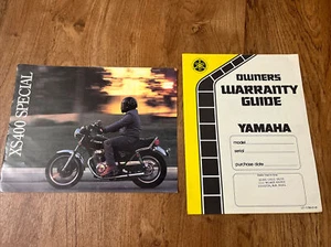 Yamaha XS400 1982 1983 folleto especial de ventas de motocicletas y guía de garantía - Imagen 1 de 6
