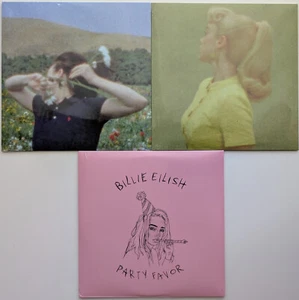 Billie Eilish: 7" Vinyls Party Favour Pink, Birds, What Was I Made For? Yellow - Bild 1 von 1