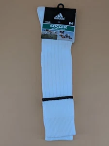 Adidas Soccer Metro Socks M Medium Shoe Size 5-8.5 Pair Brand New - Picture 1 of 3