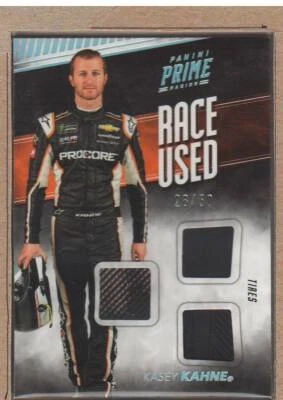 Kasey Kahne RUT-KK 2018 Panini Prime NASCAR Race Used Trio Tires 28/50 - Image 1 of 2