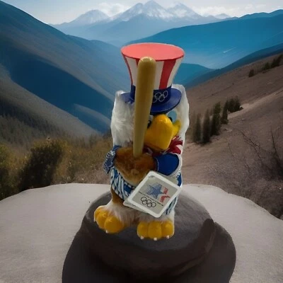 DE COLECCIÓN 1984 MASCOTA OLÍMPICA SAM THE EAGLE BÉISBOL JUEGOS DE LOS ANGELES Foto 1 de 4