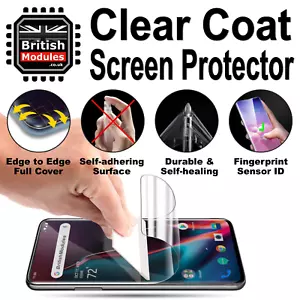 Samsung Galaxy J5 Clear Coat Self-Healing HydroGel Film Screen Protector Cover - Picture 1 of 5