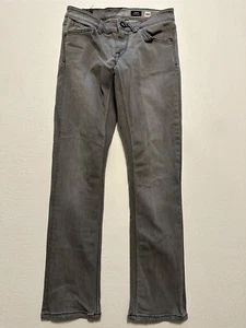Volcom 28 x 30 Vorta Slim Straight Gray Wash Flex Denim Jeans A1931501 - Picture 1 of 7