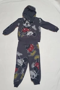 Mickey Mouse Toddler Boy 18 Months Fleece Hoodie And Jogger Set Disney Junior - Picture 1 of 4