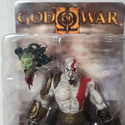Neca God of War II - Kratos in Golden Fleece Armor with Medusa Head (NIB) - Image 1 of 3