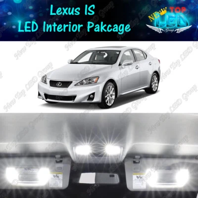 Luces LED interiores blancas + luz de marcha atrás para Lexus IS350 IS250 IS F 2006-2013 Foto 1 de 4