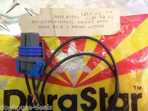 Socket Dura Star Assy, reemplaza 87-6235 por bombilla 9006 2 clavijas, envío gratuito a EE. UU. - Imagen 1 de 1