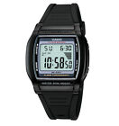 Casio W201-1AV, Digital Chronograph Watch, Resin Band, Alarm, 10 Year Battery