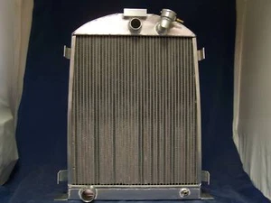 1930 1931 MODEL A aluminum radiator with ford v-8 motor - Picture 1 of 2