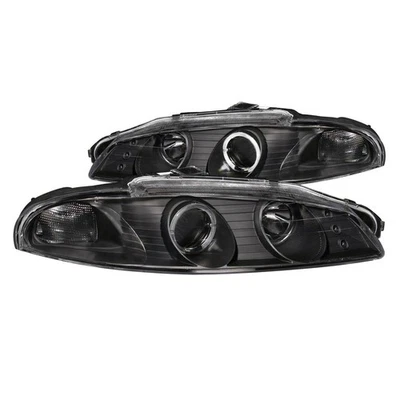 Anzo 121377 Black G2 Halo Projector Headlights fit for 97-99 Mitsubishi Eclipse Foto 1 de 4
