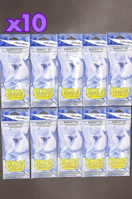 1,000 Count Dragon Shield Perfect Fit Sealable Inner Sleeves – Standard Clear - Image 1 of 3