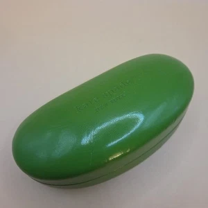 Kate Spade Pink Green Clam Shell Sunglass Eyeglass Eyes Hard Case - Picture 1 of 7