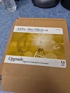 Adobe After Effects 5.0 & 5.5 Software Apple Macintosh w/ User Manuals & Plugin! - Picture 1 of 9
