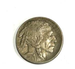 1913 TY 2  BUFFALO NICKEL AU PLUS NICE - Picture 1 of 2