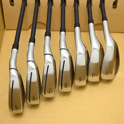 TaylorMade Qi Iron Set 5-Pw,Aw 7pc Flex Stiff Diamana BLUE TM60 Graphite - Image 1 of 4