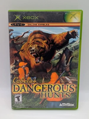 Cabela's Dangerous Hunts (Microsoft Xbox, 2003) GOOD W/MANUAL, MAIL IT TOMORROW! - Image 1 of 4