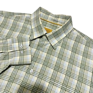 Robert Talbott Carmel Mens XXL Green Plaid Long Sleeve Cotton Button Down Shirt - Picture 1 of 11
