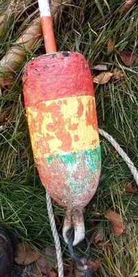  Буй омаров - выветренный - Алжирское побережье, Тремонт, штат Мэн - Изображение 1 из 2