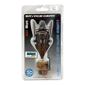 MUSKIE CRAWLER • SAVAGE GEAR 3D BAT NOS FISHING LURE • BD-90-BR BROWN - Picture 1 of 4
