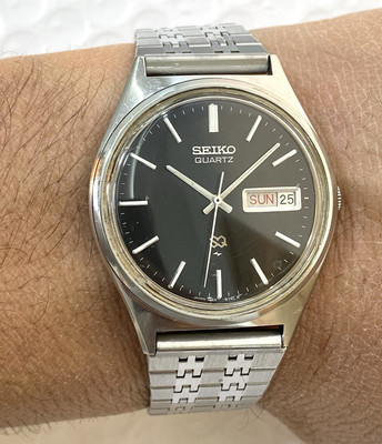 Vintage Seiko Type 2 Rare Brown Dial 7546-700C Men's Quartz Vintage Seiko Type 2 Rare Brown Dial 7546-700C Men's Quartz