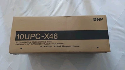DNP 10UPCX46 Sony 10 UPC-X46 Self-Laminating Color Print Pack For UP-DX100 - Image 1 of 3