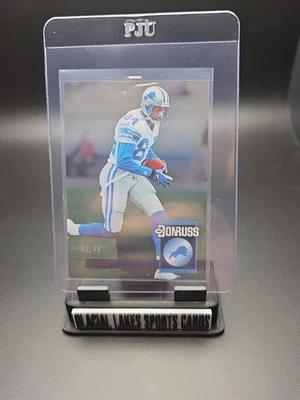 2024 Donruss Clearly Herman Moore 1994 Retro /49 - Detroit Lions - Image 1 of 2