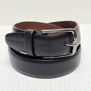 Cinturón de vestir clásico de cuero negro PERRY ELLIS 38 - Imagen 1 de 7