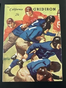 1935 Intersectional College Football game Program UC Berkeley Washington Huskies - Picture 1 of 3