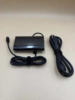 NEW Dell Laptop Charger 65W  USB Type C AC Power Adapter & Power Cord HA65NM170 - Image 1 of 4
