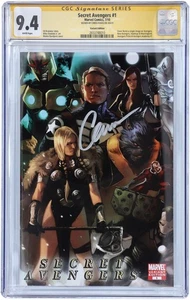 Cómic Chris Evans Capitán América Firmado Secret Avengers #1 - CGC 9.4 - Imagen 1 de 1