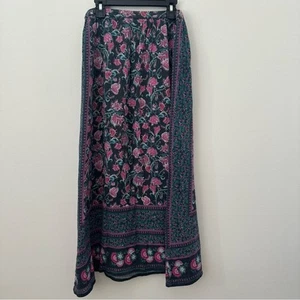 Louise Misha Floral Pink and Black Skirt Size 36 / US 4 - Picture 1 of 4
