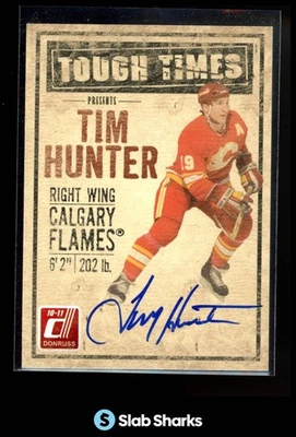 2010 PANINI DONRUSS #9 TIM HUNTER TOUGH TIMES AUTO /250 - Image 1 of 4