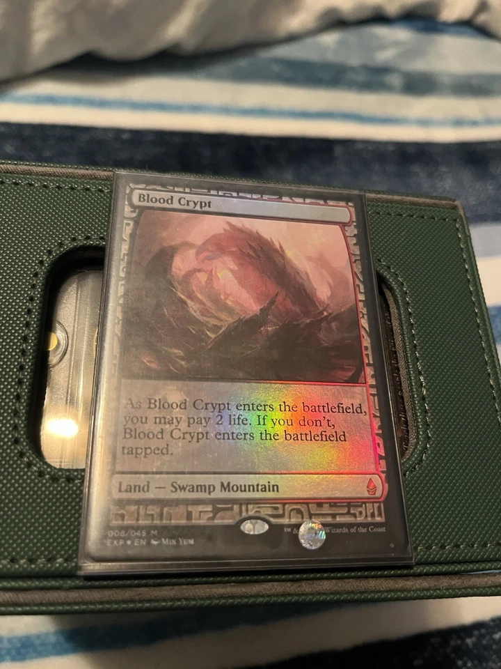 MTG Blood Crypt Zendikar Expeditions Foil Card Masterpiece NM Mint Condition - Image 1 of 1