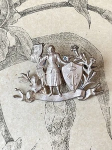 Charmante Broche Ancienne Jeanne d'arc - Vintage - Bild 1 von 2