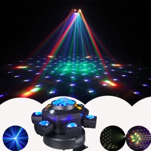120W KaleidoscopeSix armed Little king Kong Smd Rgbw 4IN1  Laser Stage Light - Picture 1 of 9