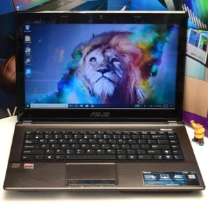 ASUS K43U AMD E-350 CPU @READ@ 14in/ 4gb / 128gb SSD / AMD 6310 / DVDRW / win10p - Picture 1 of 2