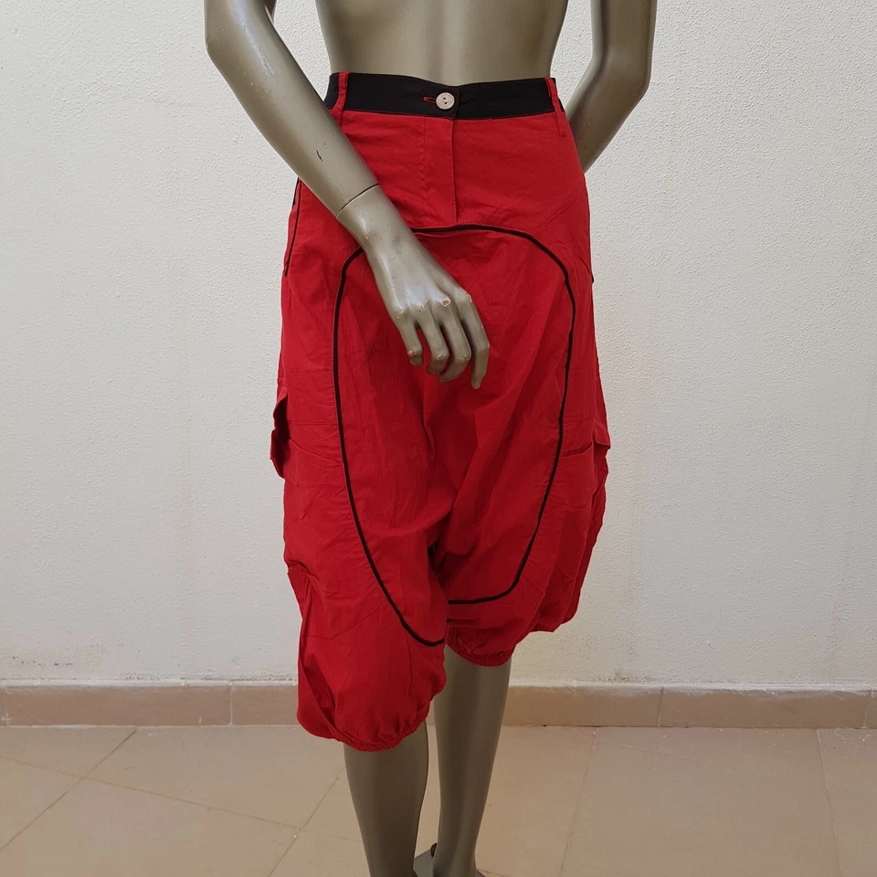 Sommerlicher Hose von Coline, XL, rot, schwarz. Neu! - Bild 1 von 4