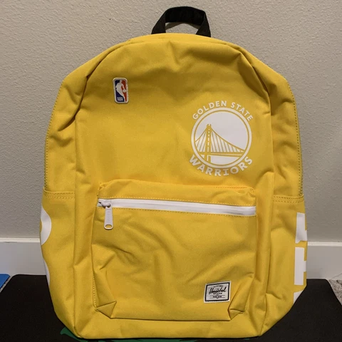 Golden State Warriors Herschel Supply Co. Settlement Backpack Yellow NEW Cover