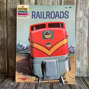THE HOW AND WHY WONDER BOOK of RAILROADS - USA EDITION 5052 - PAPERBACK - Picture 1 of 1
