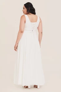 Vestido de novia tórrido marfil jacquard ocasión especial talla 14 nuevo con etiquetas - Imagen 1 de 8
