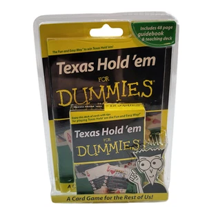 Texas Hold 'Em For Dummies Poker Card Game – Learn to Play – New Sealed - Picture 1 of 4